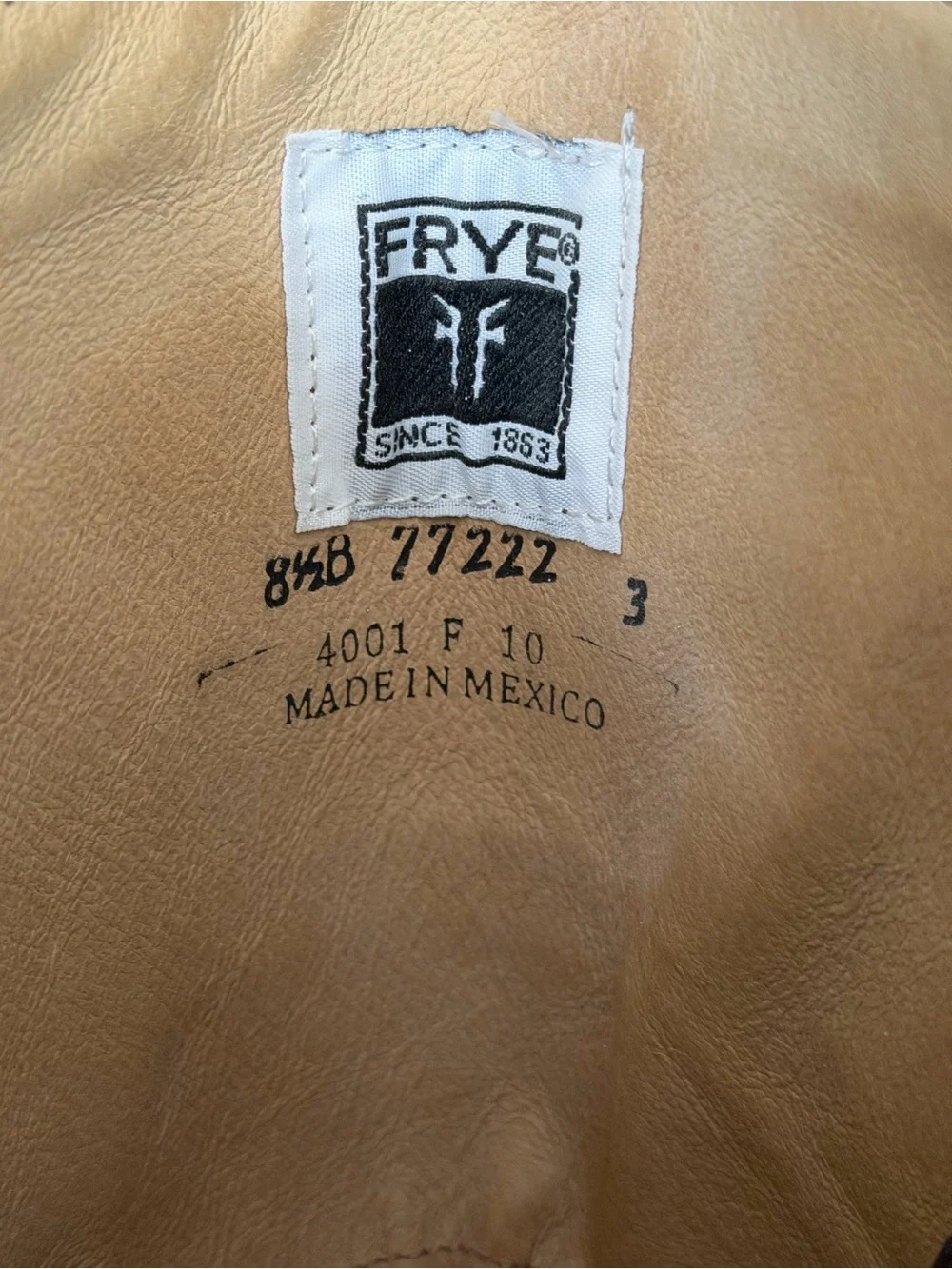 Frye Vintage Jane Camel/Brown Suede Womens 8.5 Riding Boots